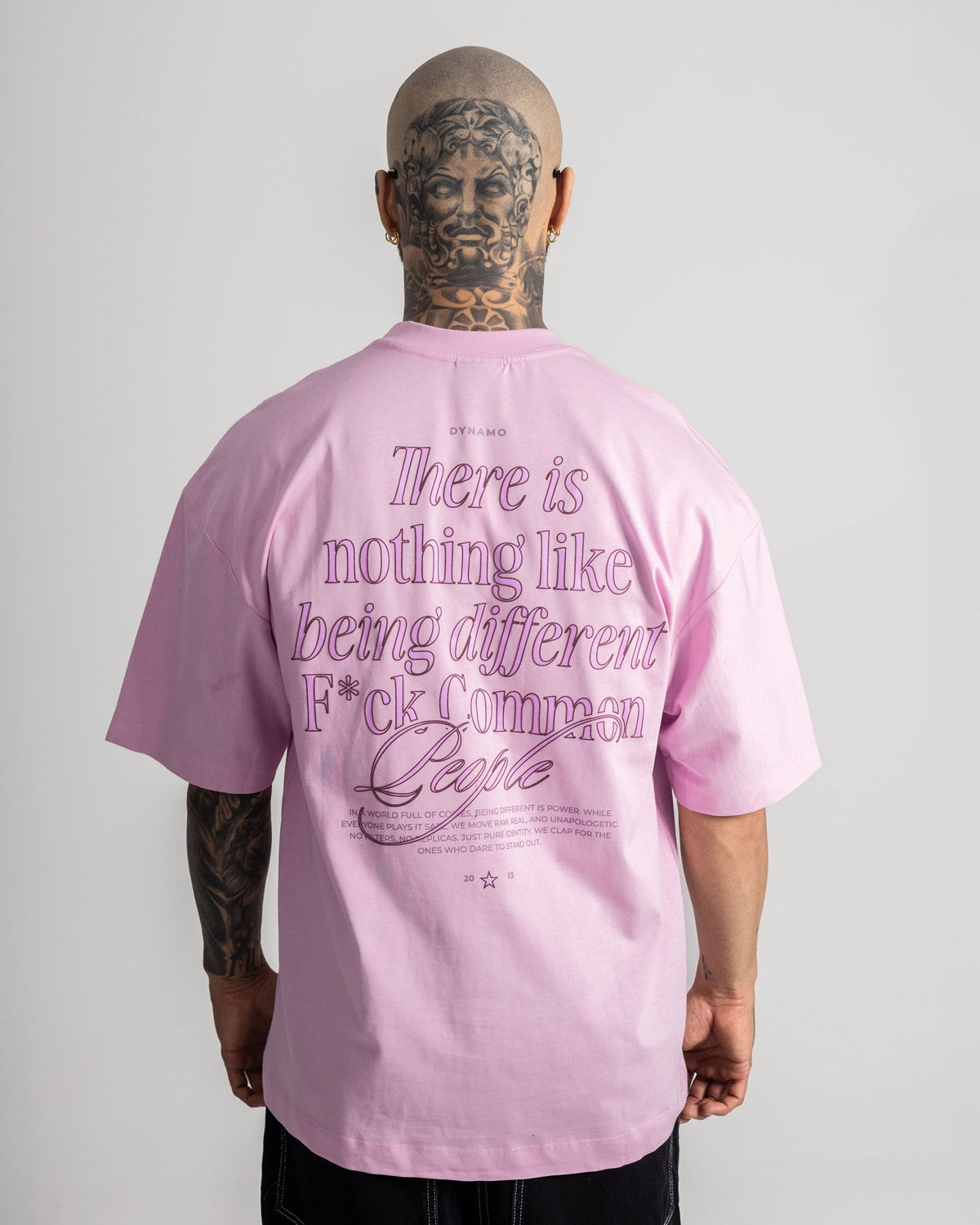 Camiseta Oversize Pink Statement
