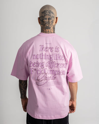 Camiseta Oversize Pink Statement