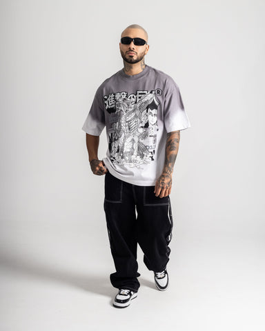 Camiseta Oversize Anime Rebellion