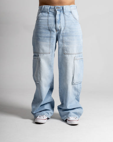 Jean Baggy Cargo Rebel Street