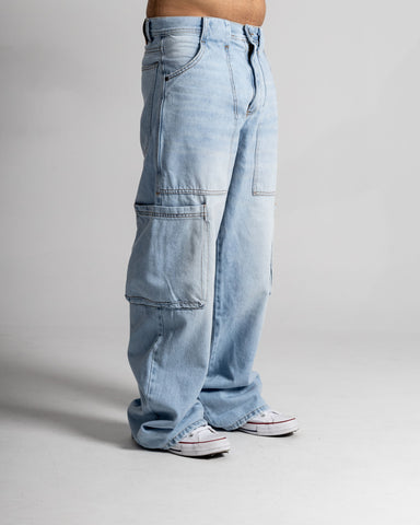 Jean Baggy Cargo Rebel Street