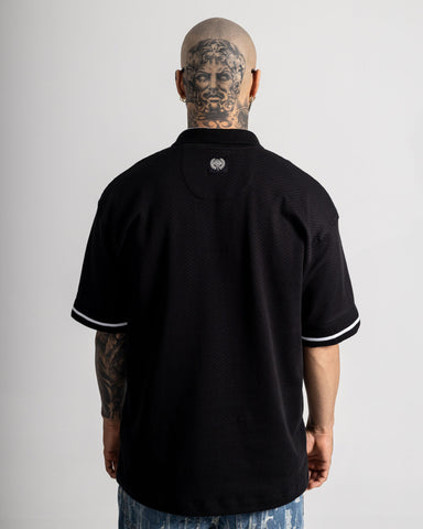 Polo Oversize Black Rebel