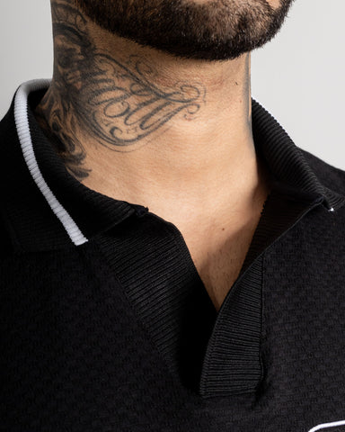 Polo Oversize Black Rebel