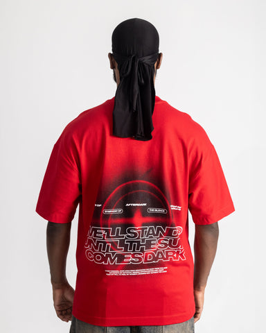 Camiseta Oversize Red Afterdark