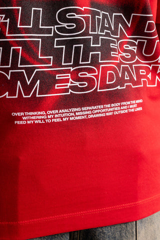Camiseta Oversize Red Afterdark