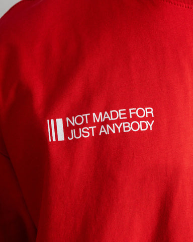 Camiseta Oversize Roja No Limit