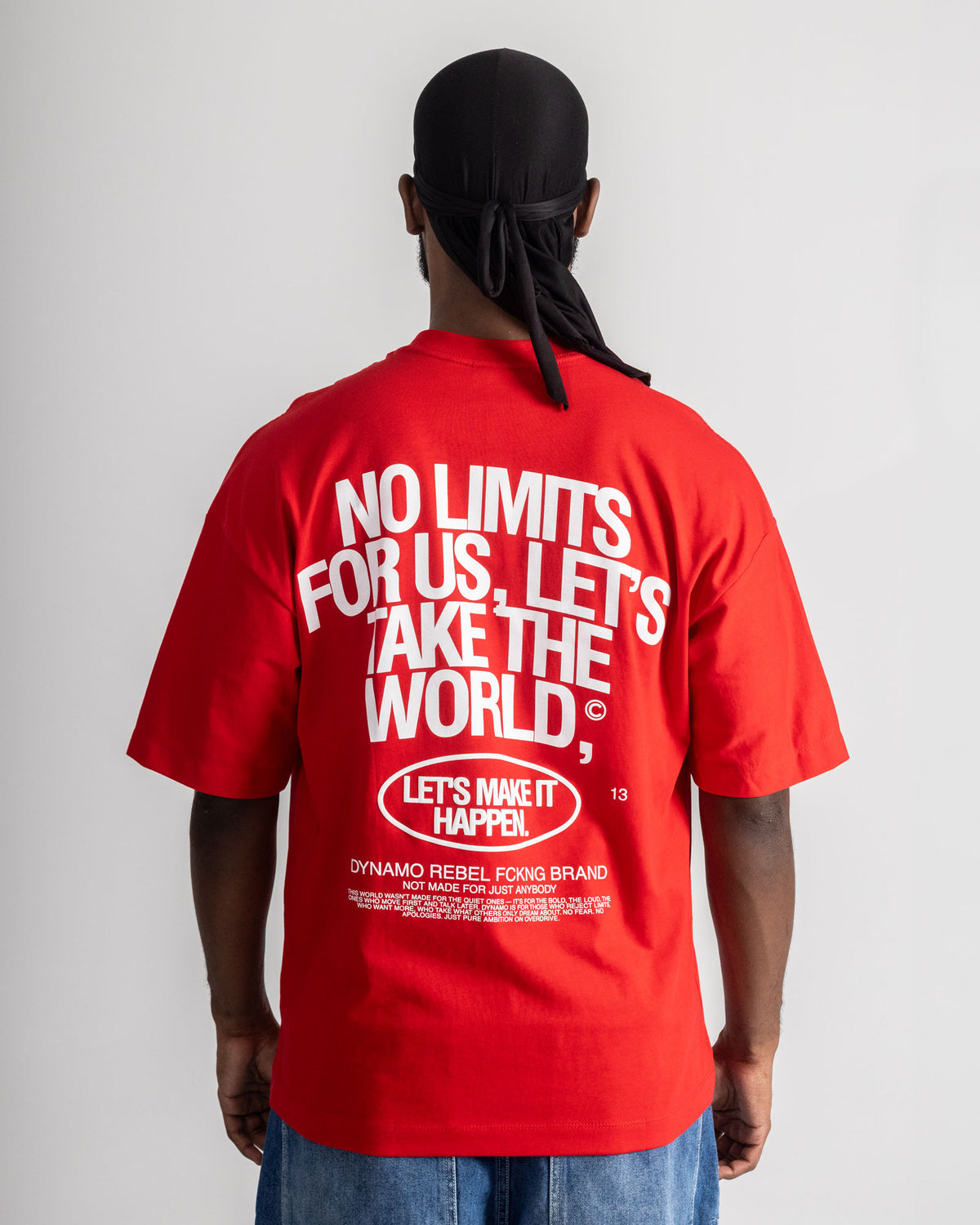 Camiseta Oversize Roja No Limit
