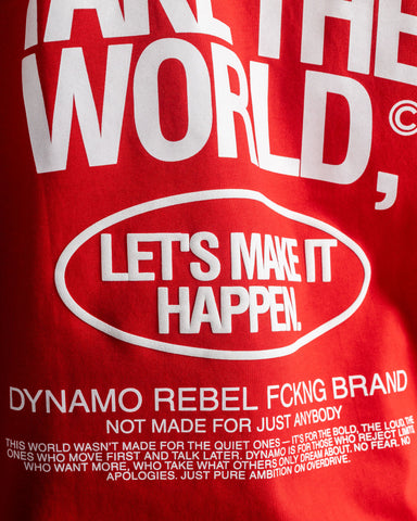 Camiseta Oversize Roja No Limit