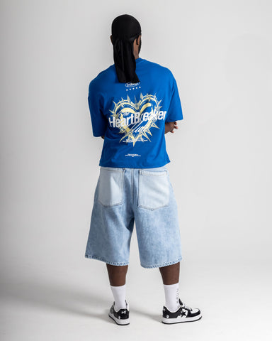 Camiseta Boxy Blue Heart