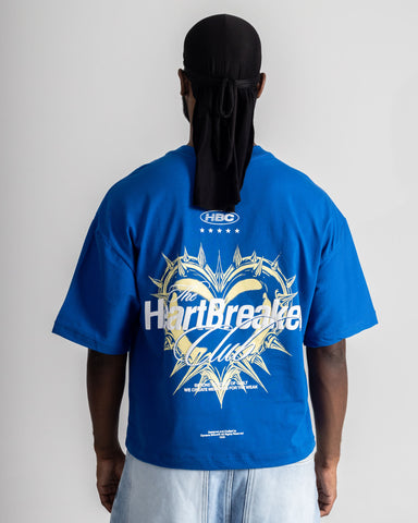 Camiseta Boxy Blue Heart