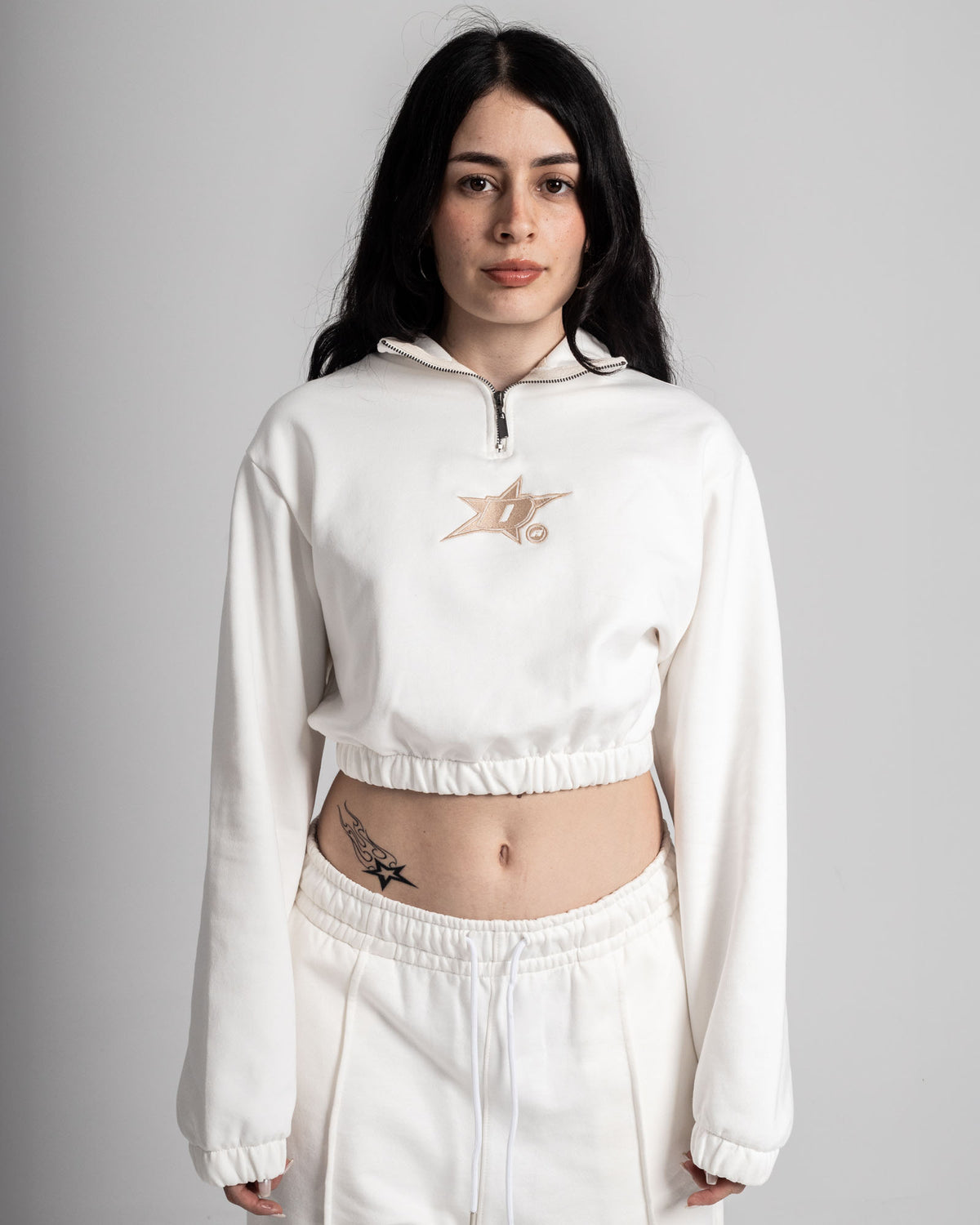 Crop Top White Rebel
