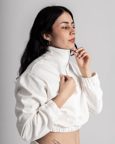 Crop Top White Rebel