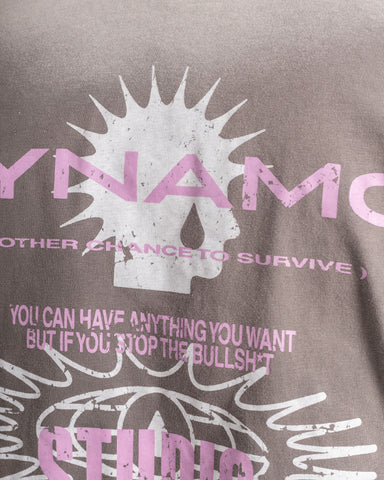 Camiseta Oversize Grey Statement