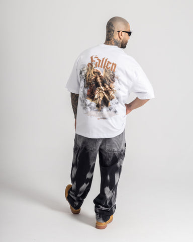 Camiseta Oversize Blanca 2pac