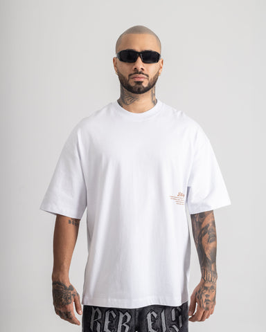Camiseta Oversize Blanca 2pac