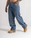Jean Baggy Static Blue
