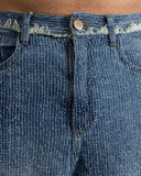 Jean Baggy Static Blue