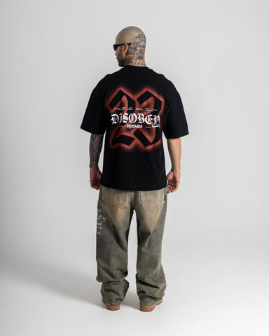 Camiseta Oversize Red Fade