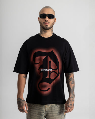 Camiseta Oversize Red Fade