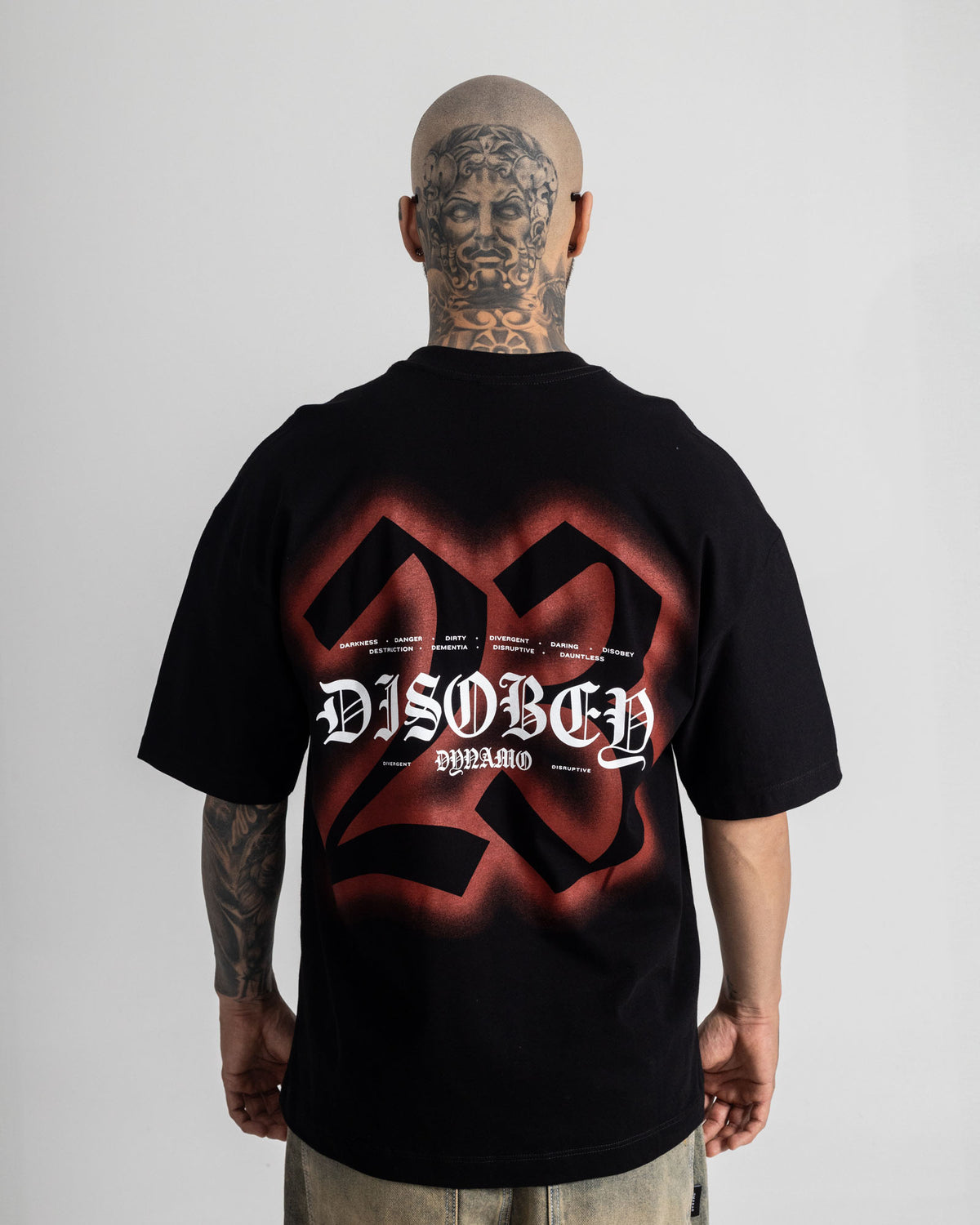 Camiseta Oversize Red Fade