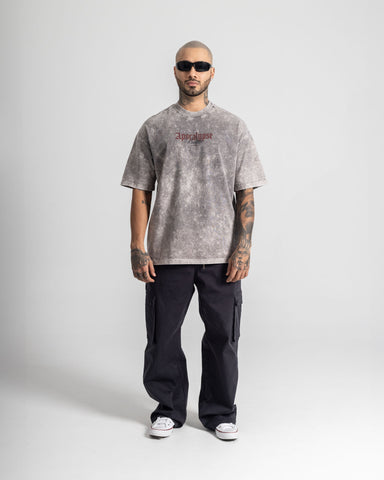 Camiseta Oversize Acid Wash Apocalypse