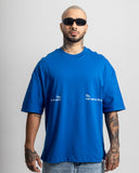 Camiseta Oversize Stay Bold Blue