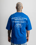 Camiseta Oversize Stay Bold Blue