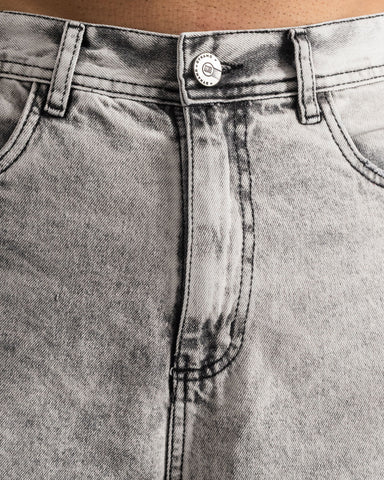 Bermuda Jorts  Black Wash