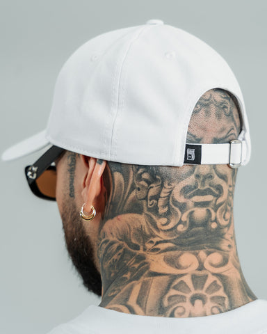 Gorra Beisbolera Para Hombre Blanco Bandera