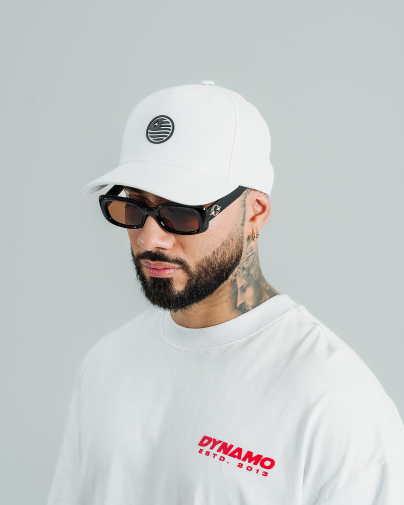 Gorra Beisbolera Para Hombre Blanco Bandera