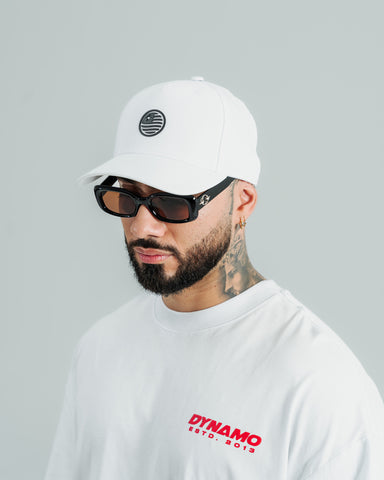 Gorra Beisbolera Para Hombre Blanco Bandera