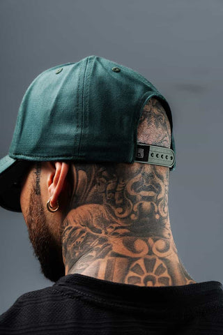 Gorra Beisbolera Para Hombre Básica Verde Botella