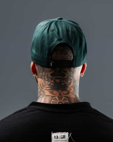 Gorra Beisbolera Para Hombre Básica Verde Botella