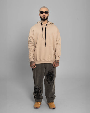 Hoodie Oversize Core Sand