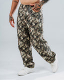 Jean Baggy Camuflado con Cadenas