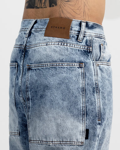 Jean Baggy Ice Washed