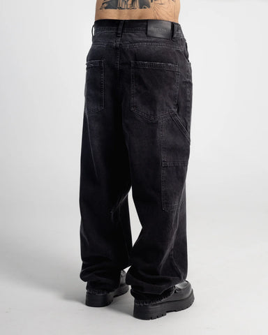 Jeans Baggy Básico Essential Black