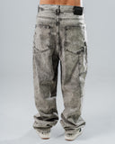 Jeans Baggy Básico Gris Lavado