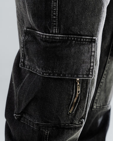 Jeans Baggy Cargo Black