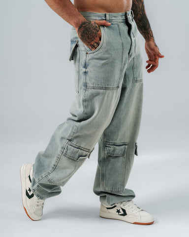 Jeans Baggy Cargo Urban Fit