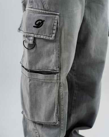 Jeans Baggy Gris Lavado Urbano