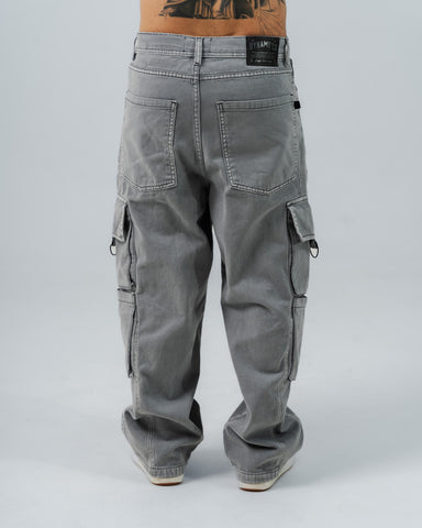 Jeans Baggy Gris Lavado Urbano