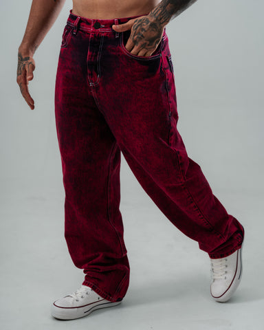 Jeans Baggy Lavado Rebel Red