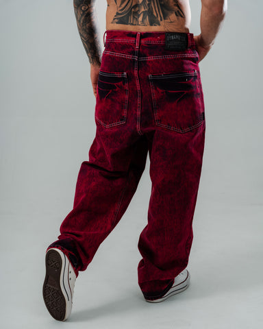 Jeans Baggy Lavado Rebel Red