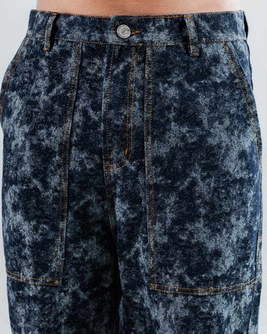 Jeans Baggy Para Hombre Azul Frooster