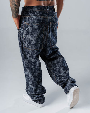 Jeans Baggy Para Hombre Azul Frooster