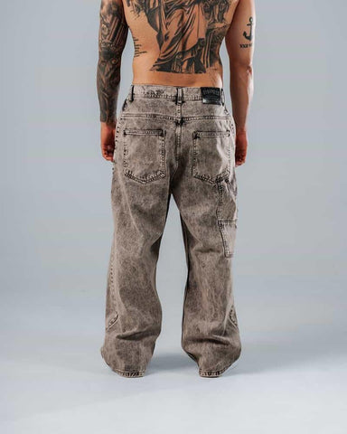 Jeans Baggy Para Hombre Carpintero