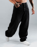Jeans Baggy Para Hombre Carpintero Negro Básico