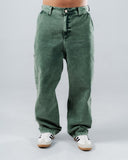 Jeans Baggy Para Hombre Verde Carpintero