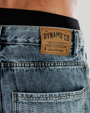 Jeans Baggy Patchwork Jacquard
